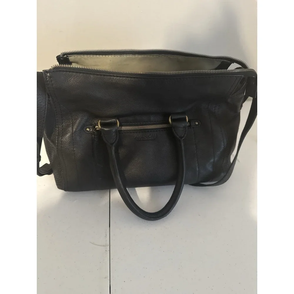 American Leather Co Black Soft Leather Backpack Purse Medium